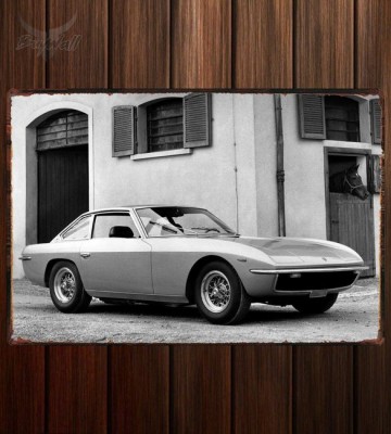 Металлическая табличка Lamborghini Islero 400 GT